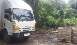 Truk Box Terlihat di Lokasi Penyulingan Minyak di Keban Muba, Sopir Sebut di Bawah Koordinasi